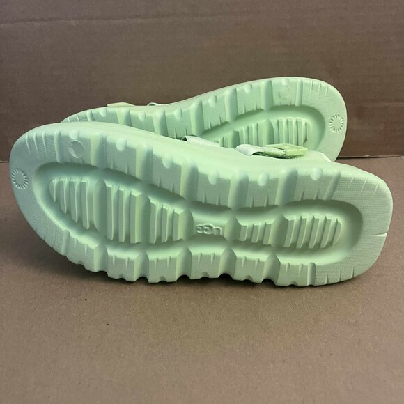 UGG Womens Size 8 Lime Green Stratus Platform Strappy Sport Sandals Like New - Picture 9 of 11